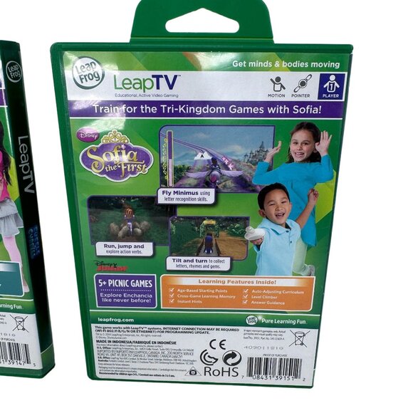Leapfrog LeapTv Bubble Guppies Science Social Studies Sophia the First Reading - Picture 8 of 8